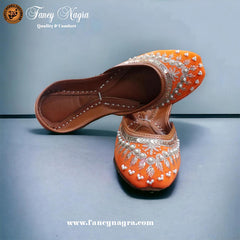 Pure Leather Hand Made Desi Khussa Hand Crafted Article 07