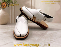 Handmade Leather White Norozi