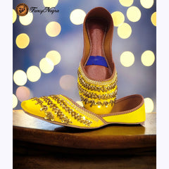 Pure Leather Hand Made Desi Khussa Hand Crafted Article 08