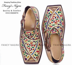 Art # FNF 132 Cut Work Peshawri Multi