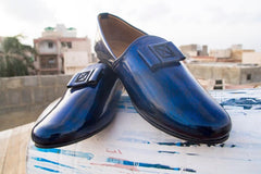 Art # 309 FNF  Cut Shoes Blue