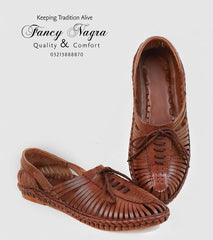 Art # 312 FNF Cut Shoes Leather Brown