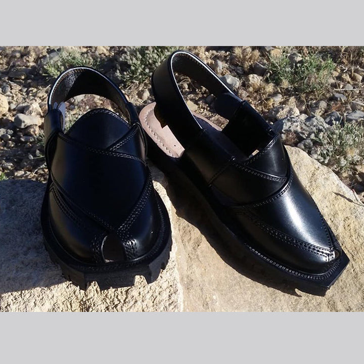 Art # 410 FNF Norozi High Croom Leather Material Black