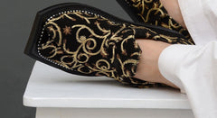 Art # FNF 117 Peshawri Black & Gold