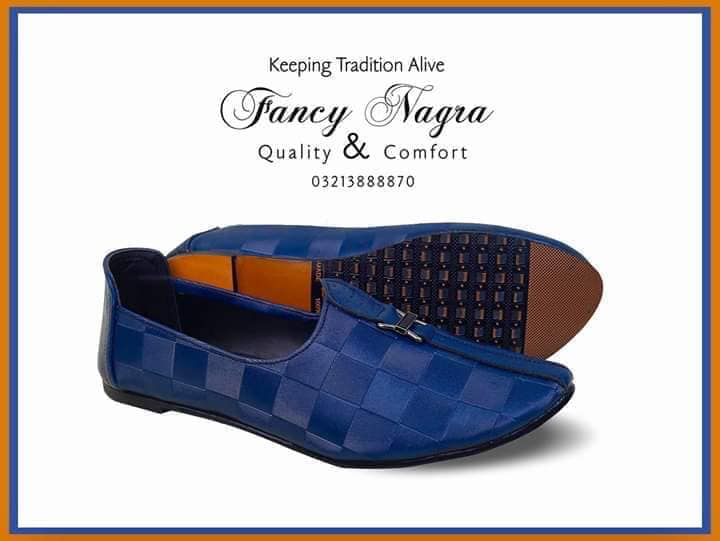 Art # 322 FNF Cut Shoes Blue