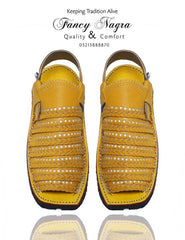 Art # FNF 44 Bhonye Leather Balochi Yellow