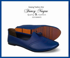 Art # 327 FNF Cut Shoes Blue
