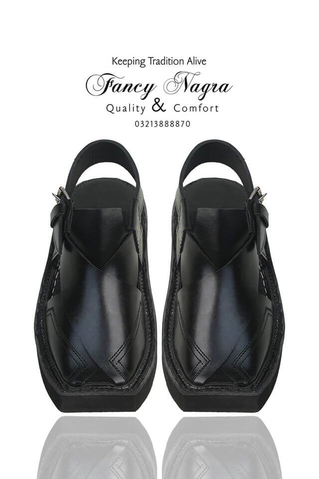 Art # 222 FNF Kaptaan Peshawri Leather Black