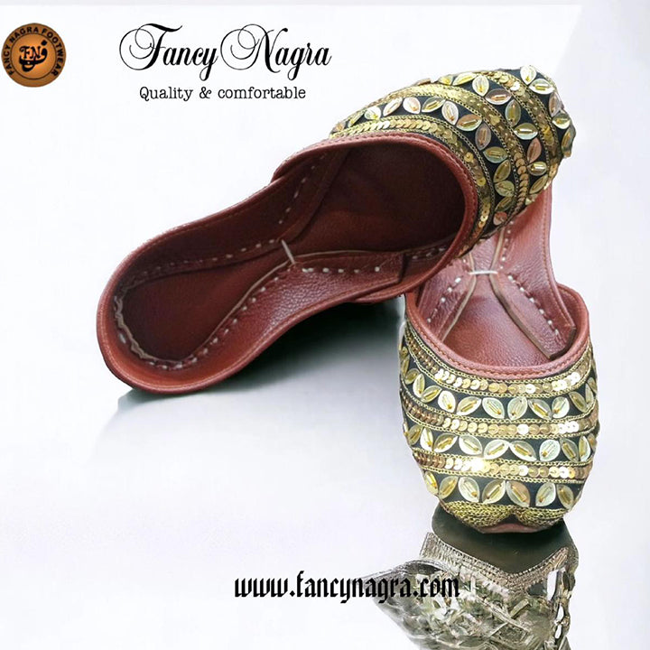 Pure Leather Hand Made Desi Khussa Hand Crafted Article 02