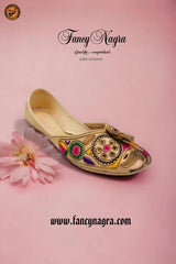 Reham Work Rajasthani Khussa