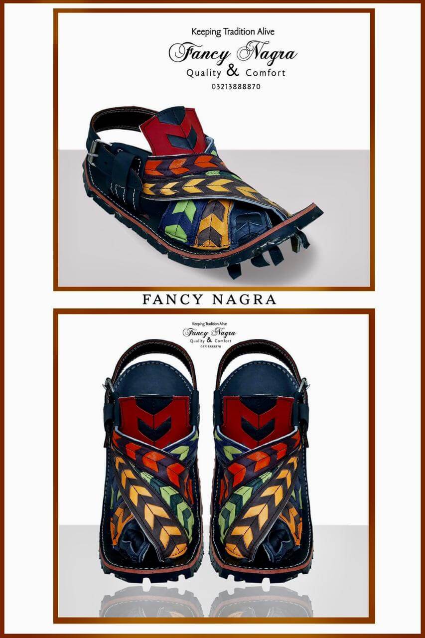 Art # FNF 137 Hand Made Multi Jalwani Pure Leather