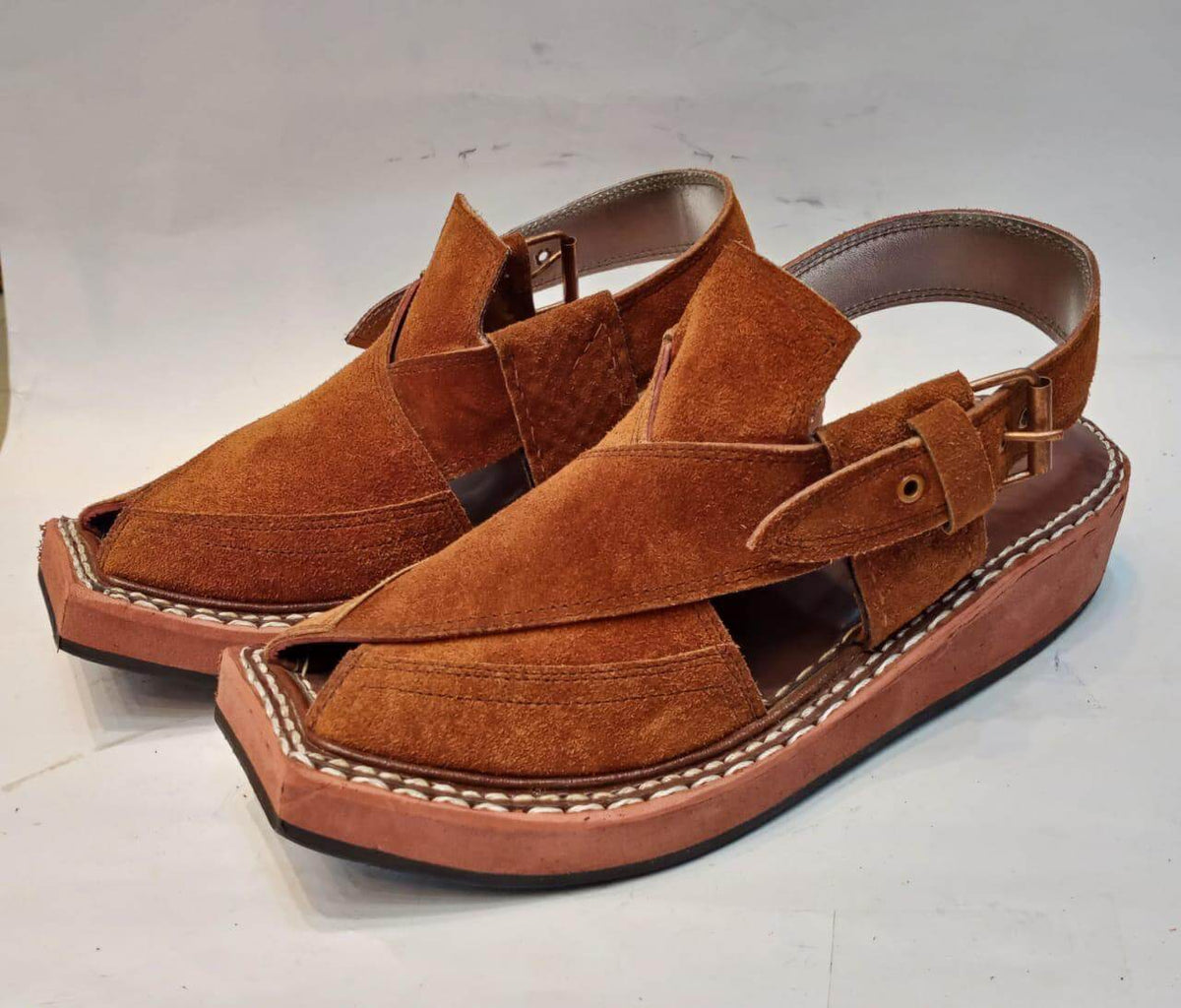 Art # 138 FNF Suede Leather Kaptaan