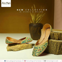 Art # FNF 21 Pure Leather Work Hand Made khussa