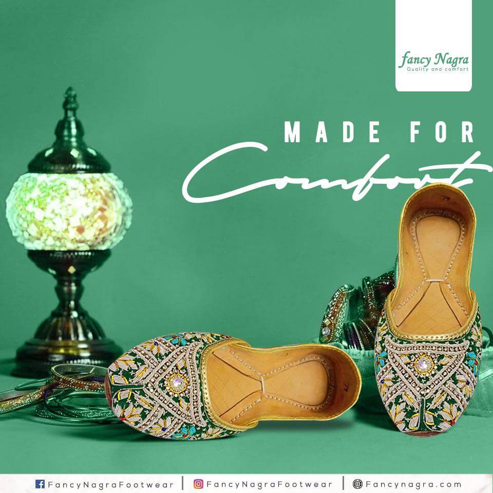 Art # FNF 18 Pure Leather Work Hand Made khussa