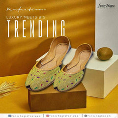 Art # FNF 18 TILLA WORK PURE LEATHER HAND MADE KHUSSA