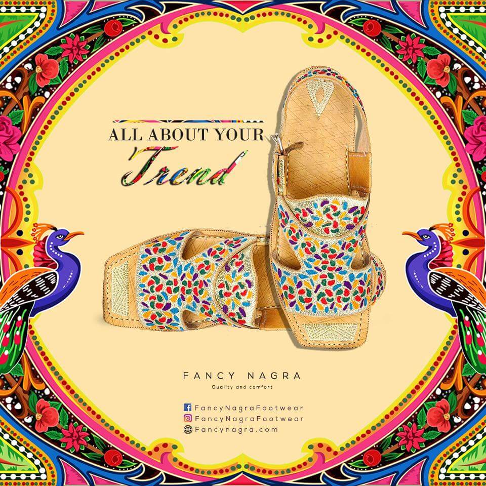 Art # FNF 602 Resham Tilla Work Hand Made Kohati