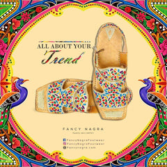 Art # FNF 602 Resham Tilla Work Hand Made Kohati