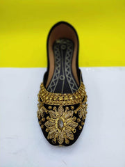 Art # FNF 15 KUNDAN PURE LEATHER HAND MADE KHUSSA