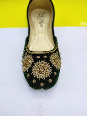 Art # FNF 16 KUNDAN PURE LEATHER HAND MADE KHUSSA