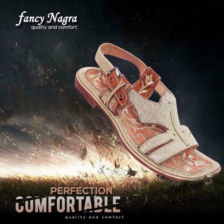 Art # FNF 604 Tilla Work Hand Made Kohati Pure leather