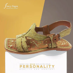 Art # FNF 605 Tilla Work Hand Made Kohati Pure Leather