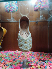 Art # 18 FNF Hand Made Moti work khussa