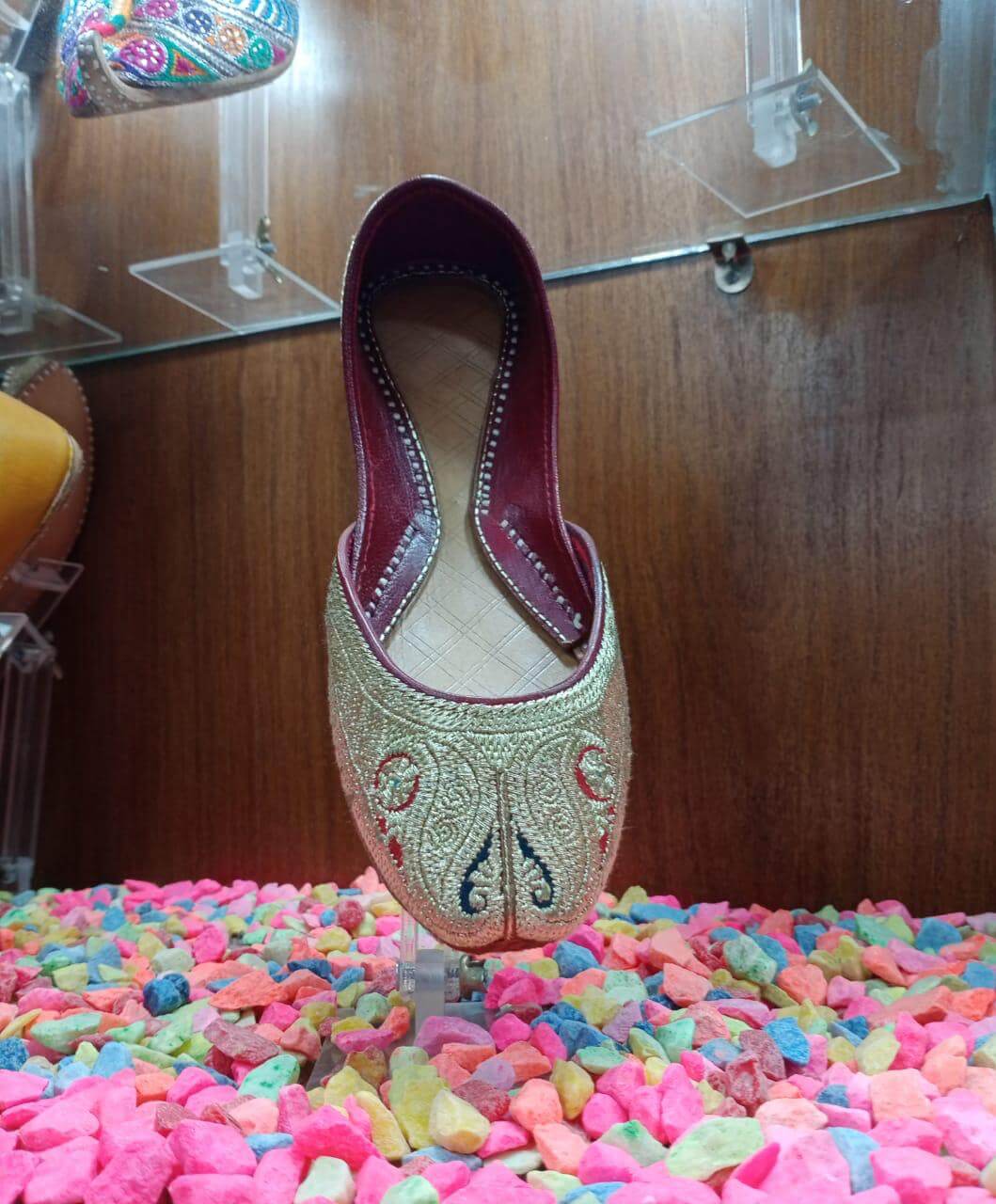 Art # 28 FNF Hand Made Tilla work khussa