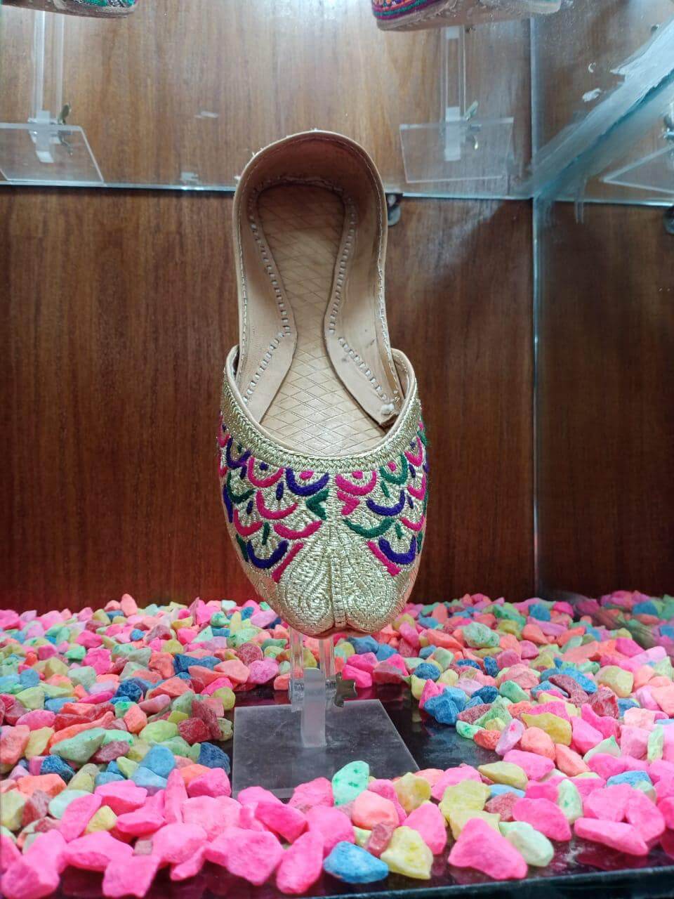 Art # 14 FNF Hand Made Resham and Tilla work khussa