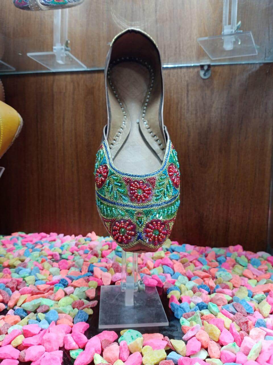 Art # 20 FNF Hand Made Moti work khussa