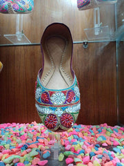 Art # 21 FNF Hand Made Moti work khussa