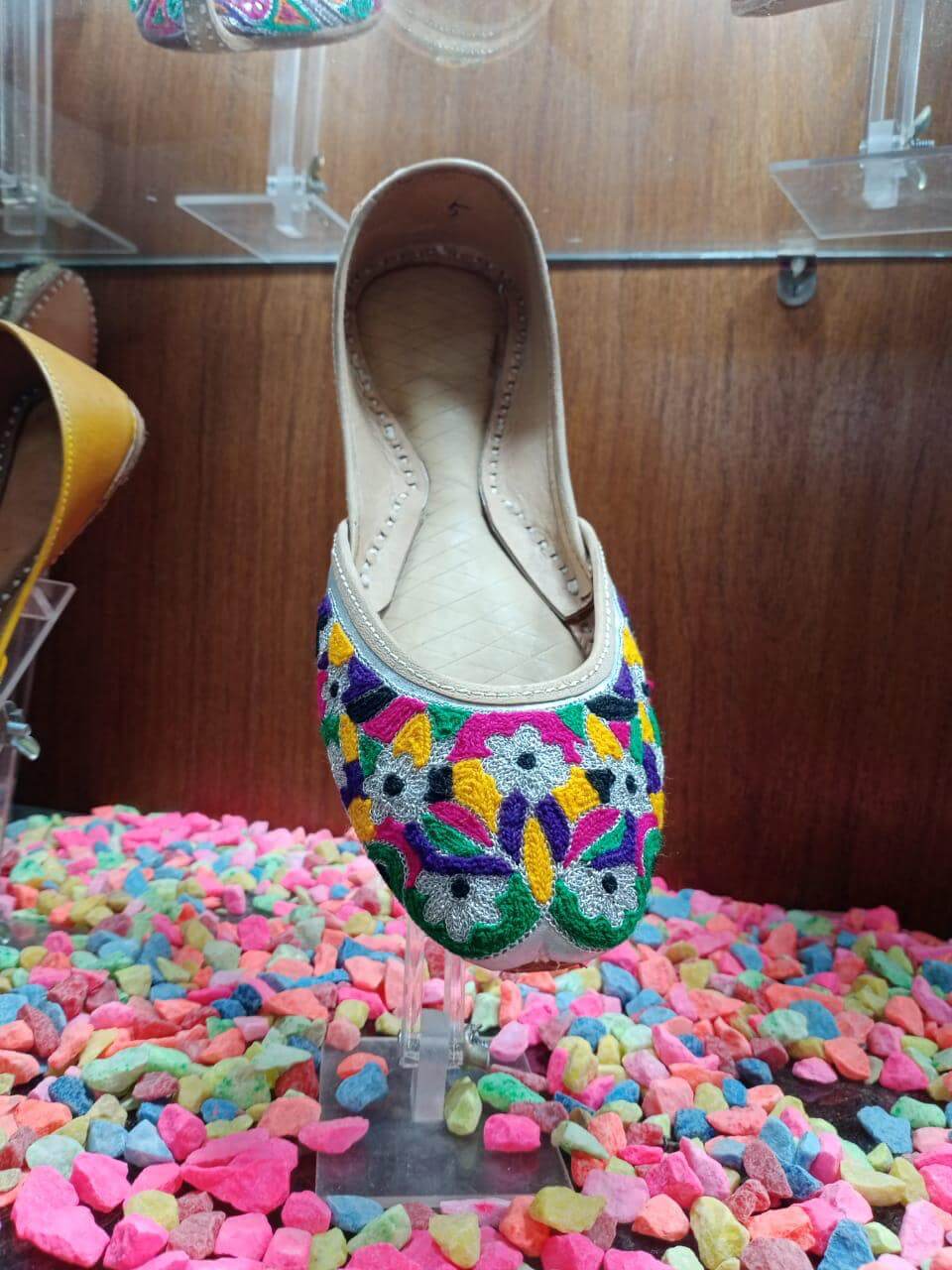 Art # 13 FNF Hand Made Resham work khussa