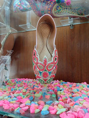 Art # 26 FNF Hand Made Moti work khussa