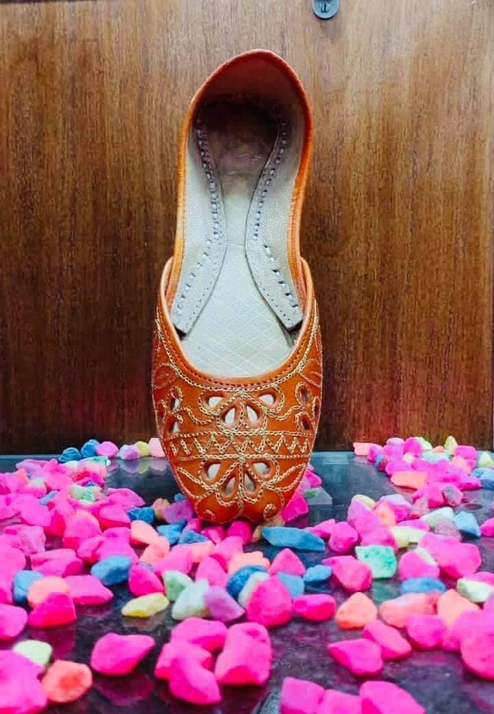 Art # 35 FNF Hand Made Leather work khussa