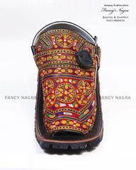 Art #139 Balochi Resham Handmade Work Chappal / Sandal – Gents – Wedding Wear