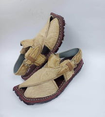 Art # 207 FNF Pure Handmade Original Cow Skin leather work Peshawari
