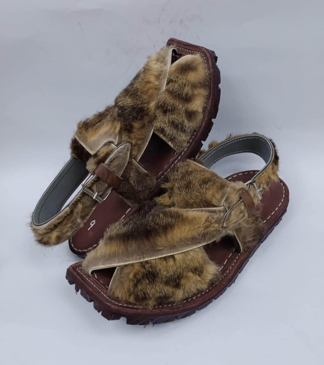 Art # 210 FNF Pure Handmade Original Cow Skin leather work Peshawari