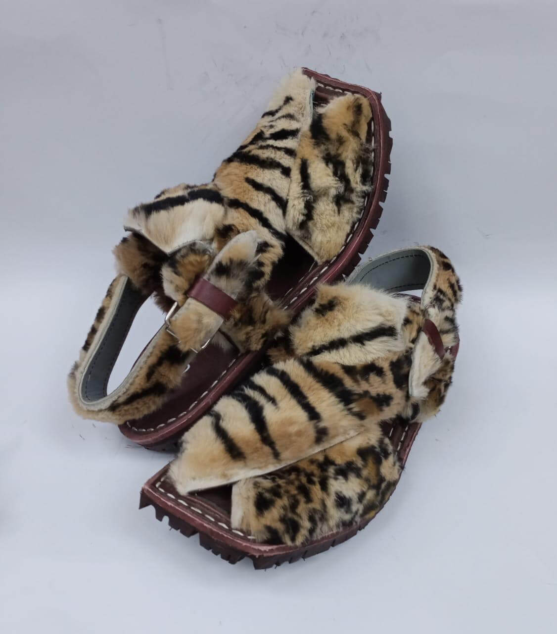 Art # 211 FNF Pure Handmade Original Cow Skin leather work Peshawari