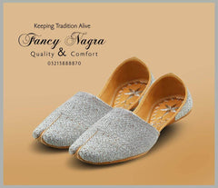 Art # 133 FNF Pure Leather Handmade Tilla Work Khussa