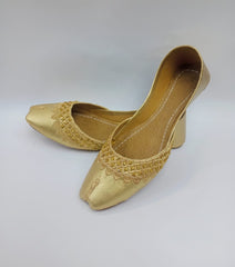 Art # 211 Ladies Hand Made Khussa – Pure Leather - Fancy Nagra