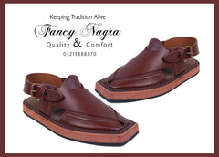 Art # 224 FNF Kaptaan Peshawri Leather Brown