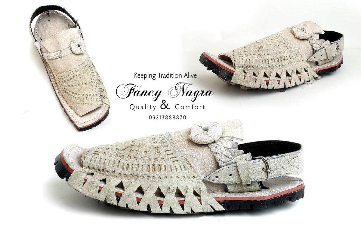 Art # FNF 64 Side Jhalar Balochi Off White