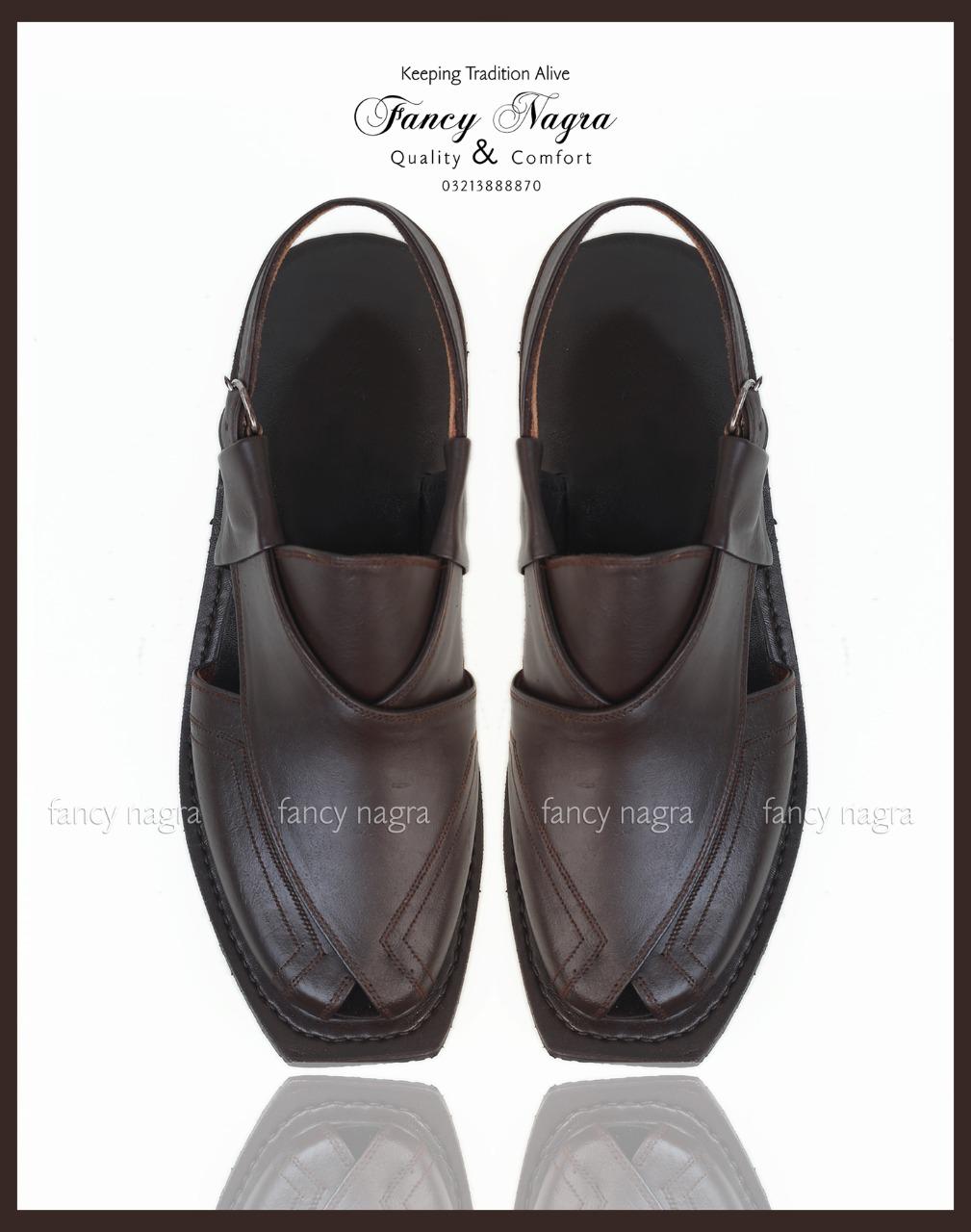 Art # FNF 83 Pure Leather Peshawri Chaarsada