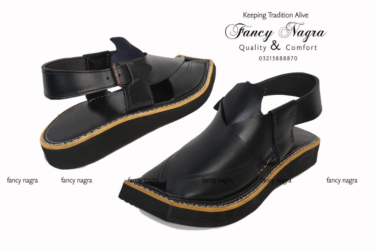 Art # 225 FNF Kaptaan Peshawri Leather Black