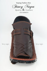 Art # 60 FNF Leather Balochi Boot Brown