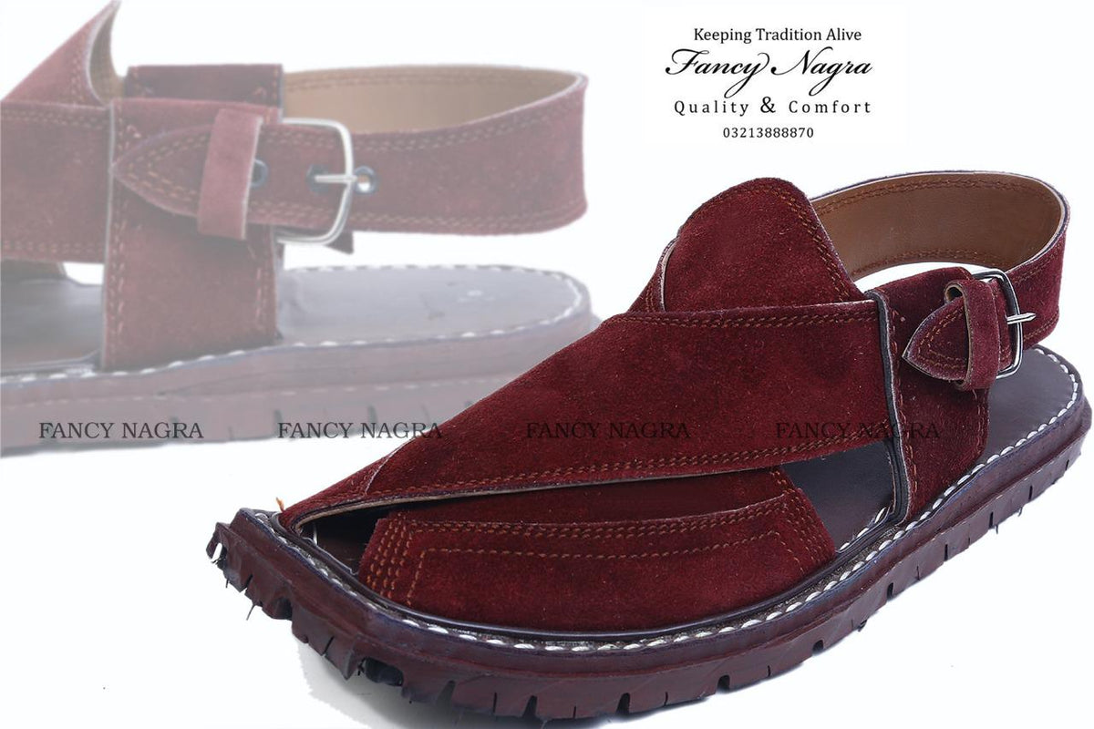Art # FNF 81 Pure Leather Peshawri Brown