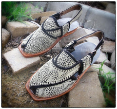 Art # FNF 617 Marrori Peshawri Tilla Work Black & Gold