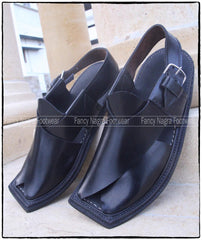 Art # FNF 100 Pure Leather Peshawri Black