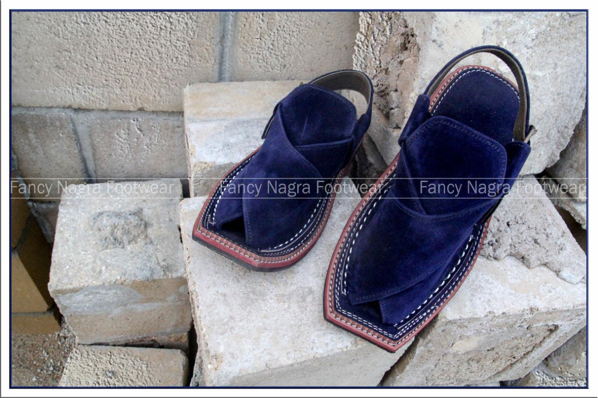 Art # FNF 98 Valvet Peshwari Blue