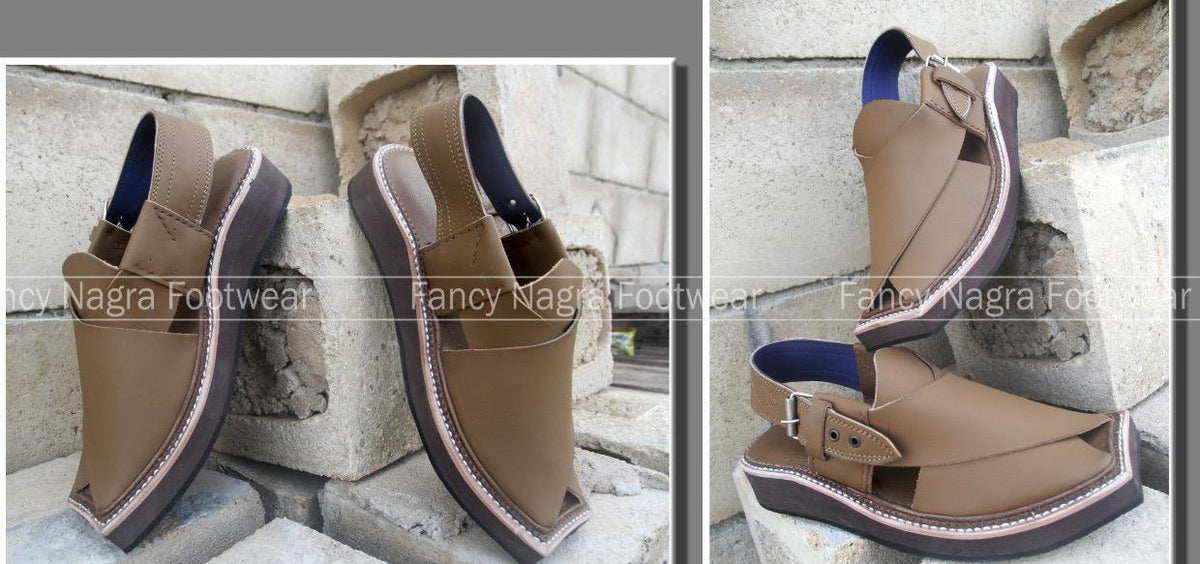 Art # 228 FNF Kaptaan Peshawri Leather Light Brown Matte