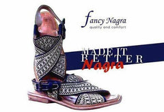 Art # FNF 622 Tilla Work Sandle Black & White